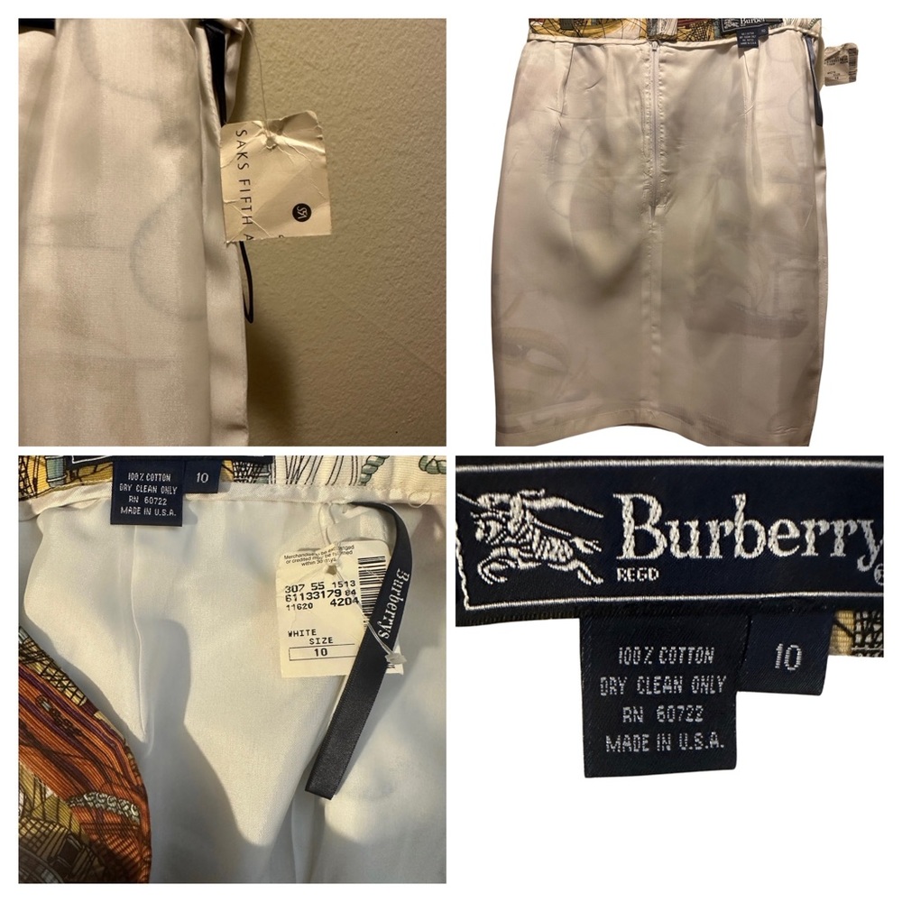 🔥🔥LAST DAY🔥”RARE”🔥🔥BURBERRY🔥NWT🔥NAUTICAL PENCIL SKIRT🔥🔥🔥 - Picture 12 of 15